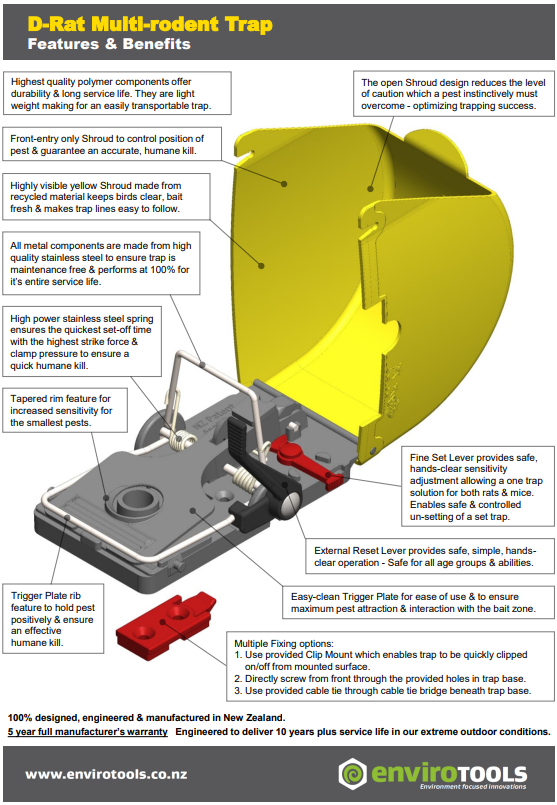 D-Rat Supervisor Multi Rodent Kill Trap