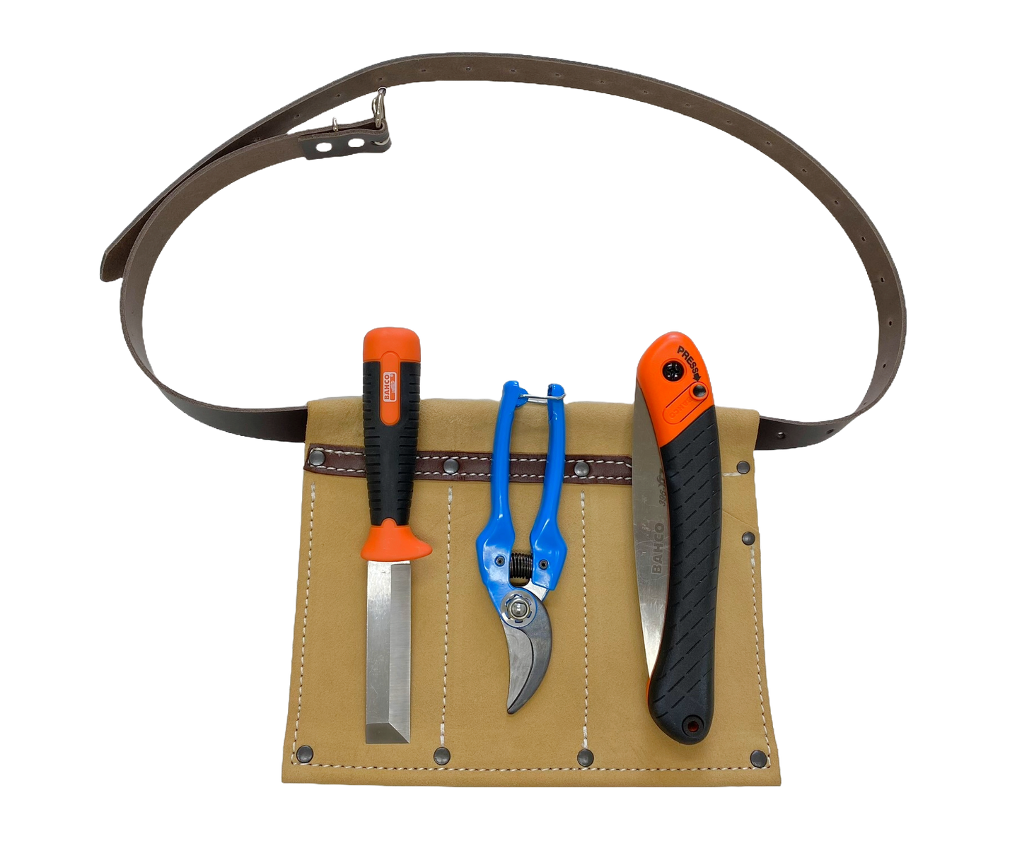 3-Pocket Bush Regeneration Kit with Secateurs, Foldable Saw and Wrecking Knife