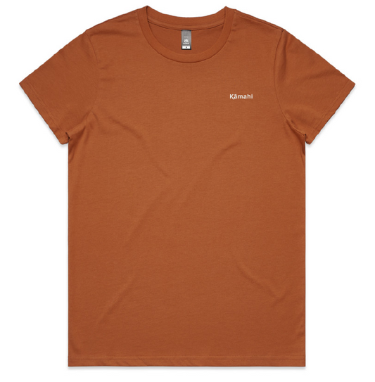 Kāmahi women's short sleeved t-shirt - copper